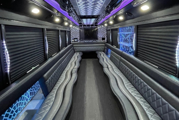 Hamilton Party Bus Interior