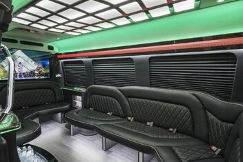 Hamilton Sprinter Party Bus Interior