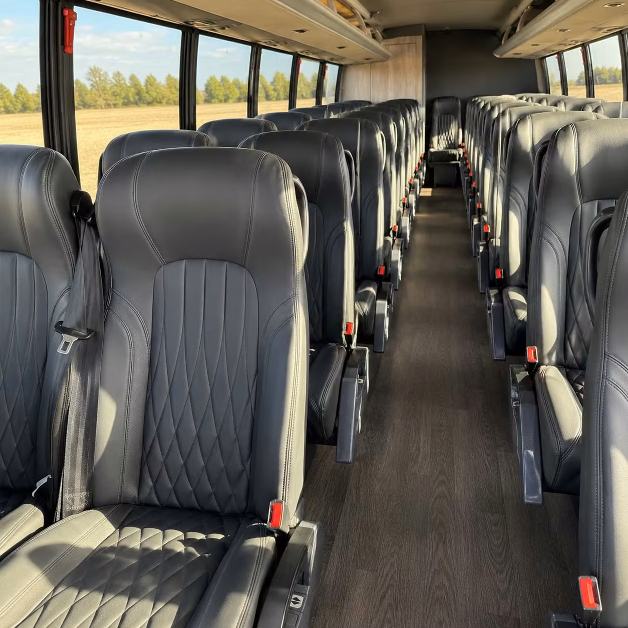 30 passenger minibus interior